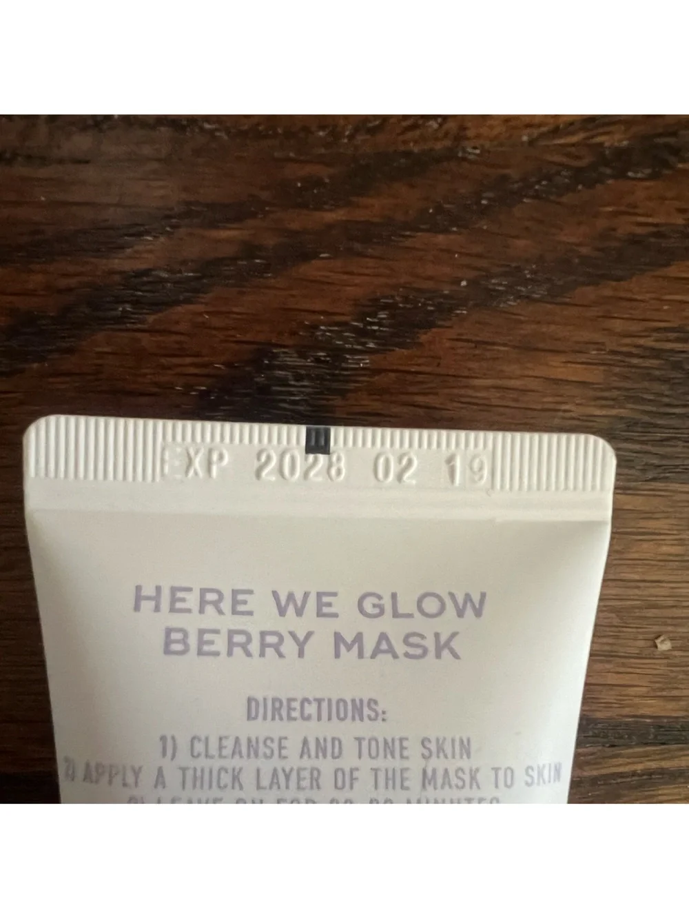 NWT Aceology Here We Glow Berry Mask 2.19oz